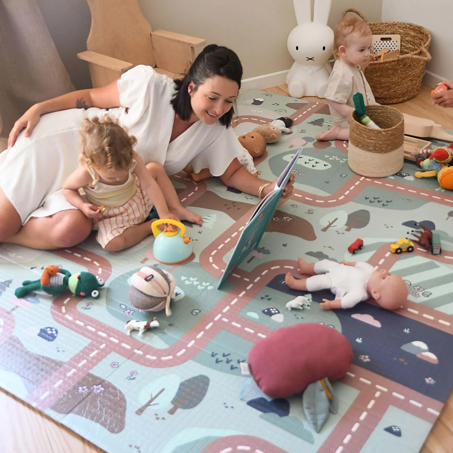 Béaba Tapis de Motricité XL Reversible Play Life Landform