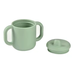 Béaba Tasse d'apprentissage silicone Sage Green 170 ml