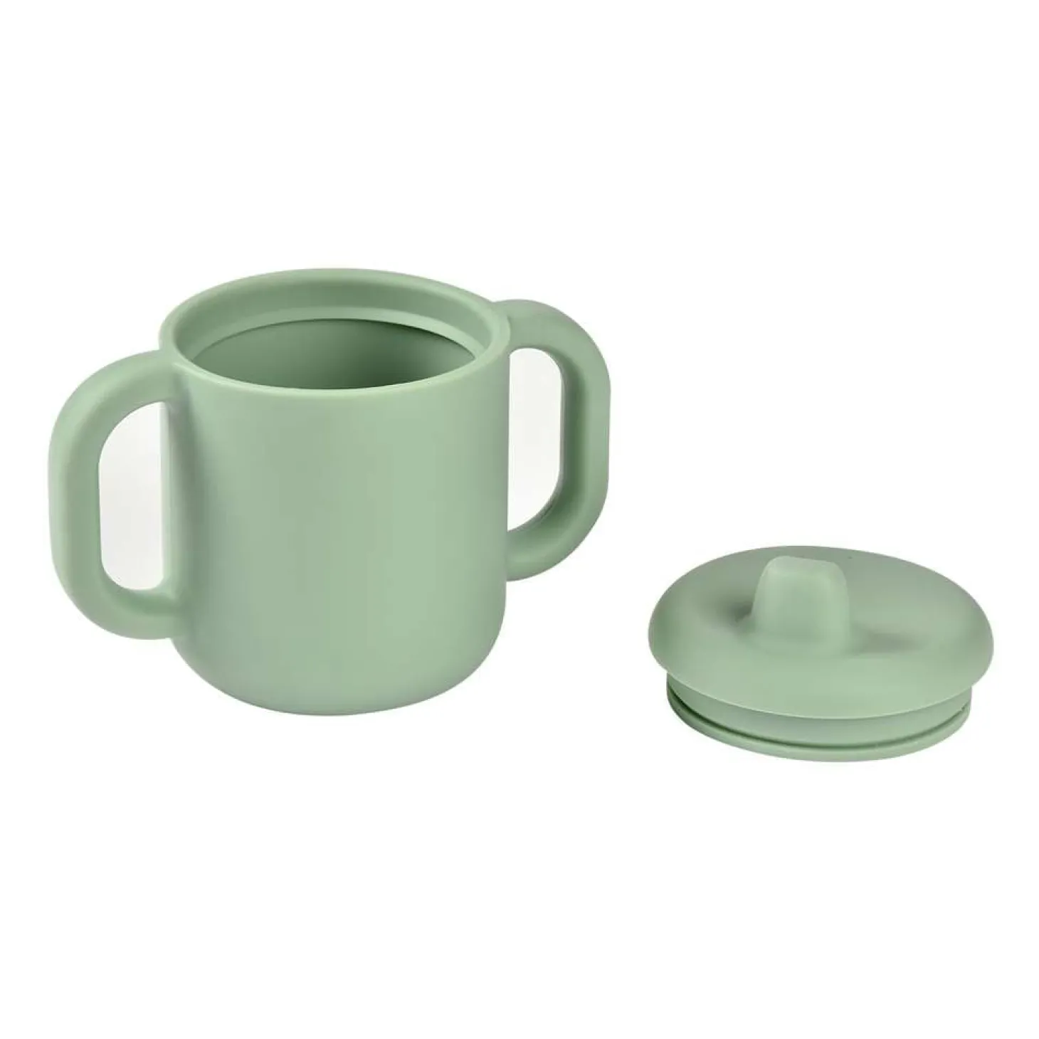 Béaba Tasse d'apprentissage silicone Sage Green 170 ml