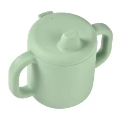 Béaba Tasse d'apprentissage silicone Sage Green 170 ml