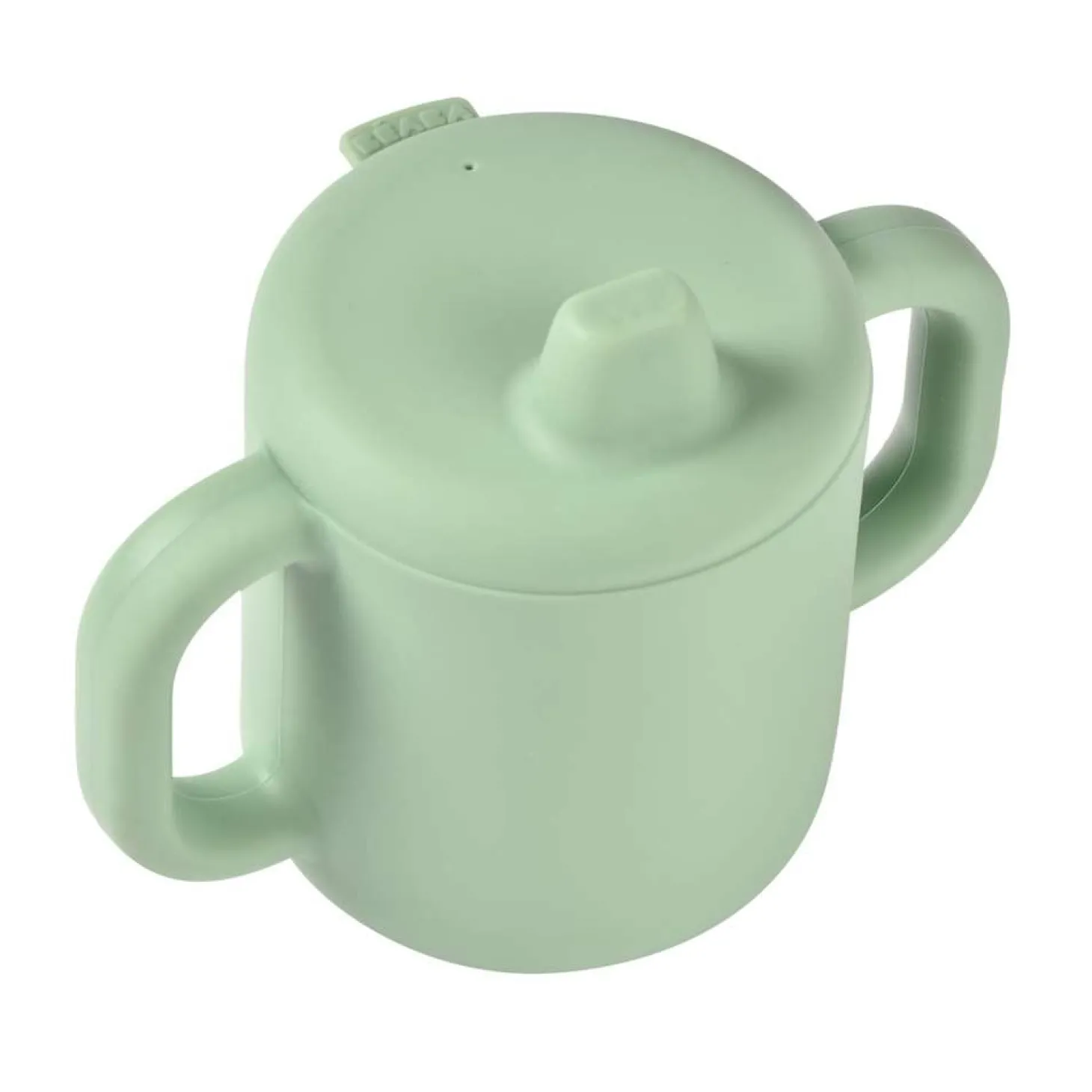 Béaba Tasse d'apprentissage silicone Sage Green 170 ml