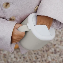 Béaba Tasse à goûter Pick N Snack Gris Velours