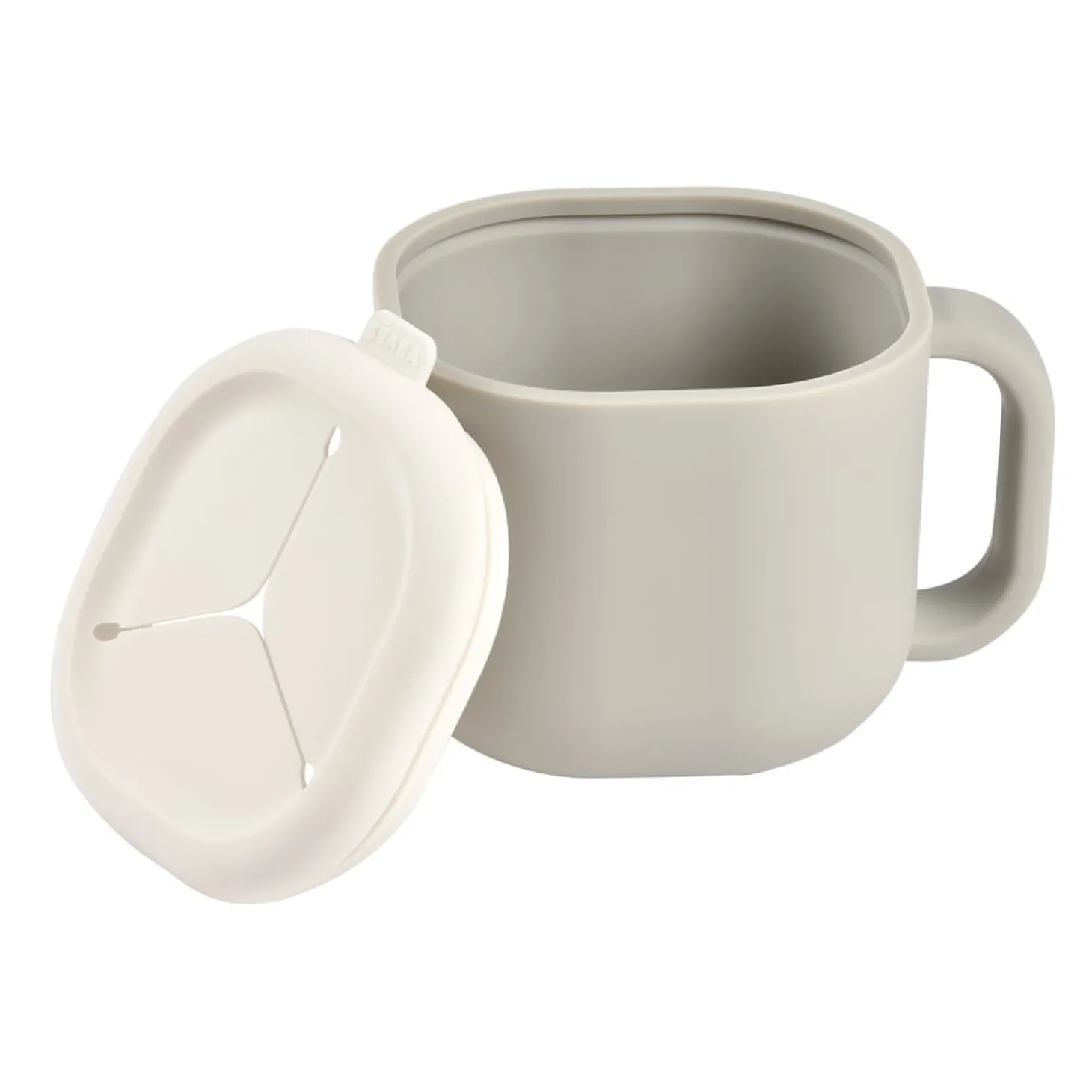 Béaba Tasse à goûter Pick N Snack Gris Velours