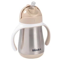 Béaba Tasse Paille Inox Clay Earth 250 ml