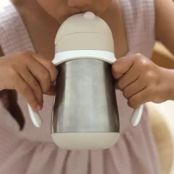 Béaba Tasse Paille Inox Clay Earth 250 ml