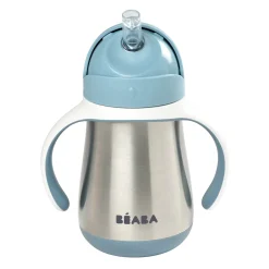 Béaba                    Tasse Paille Inox    Windy Blue            250 ml
