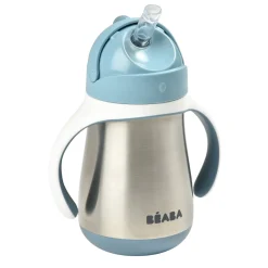 Béaba                    Tasse Paille Inox    Windy Blue            250 ml