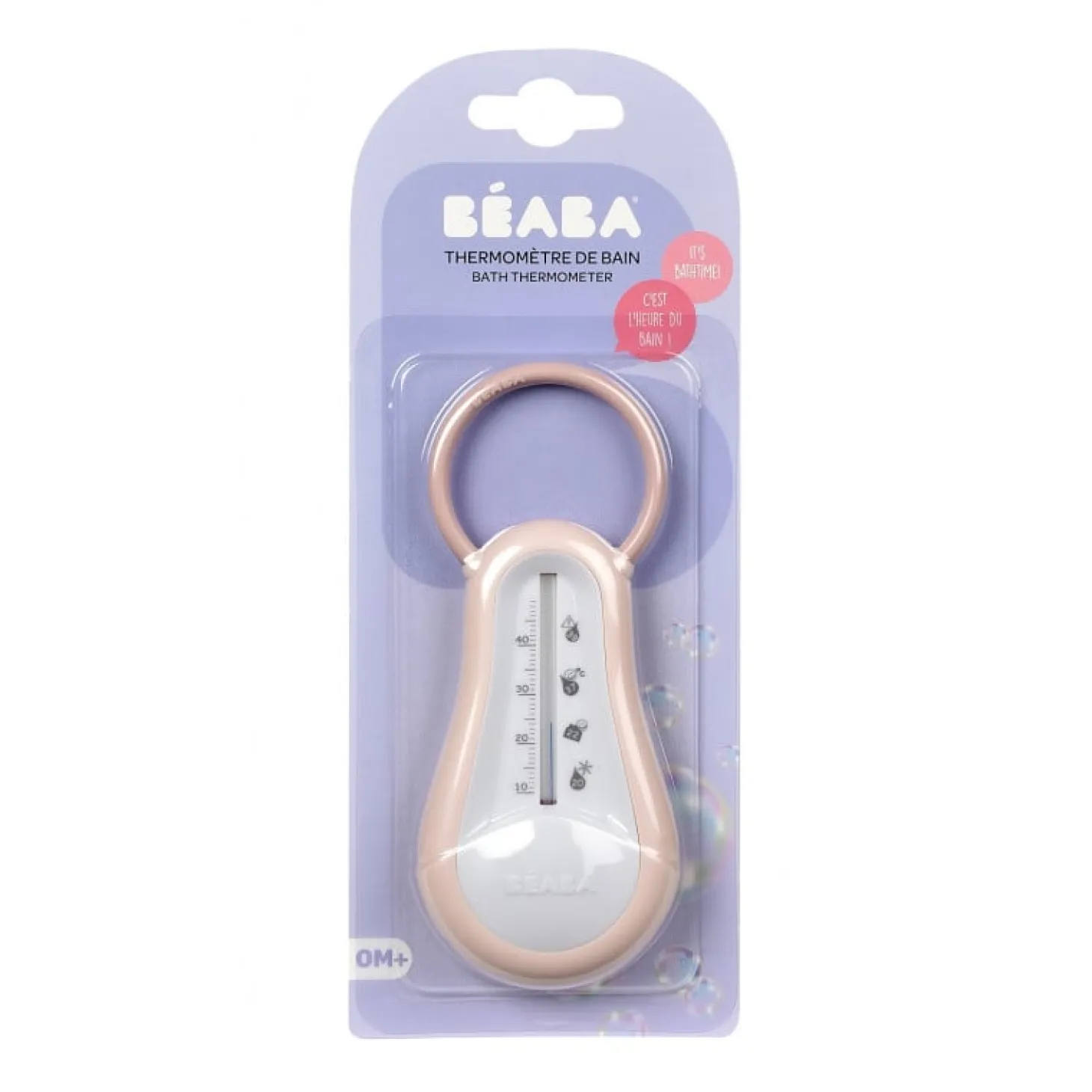 Béaba Thermomètre de bain Old Pink