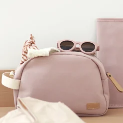 Béaba                    Trousse de toilette canvas    Rose Poudré