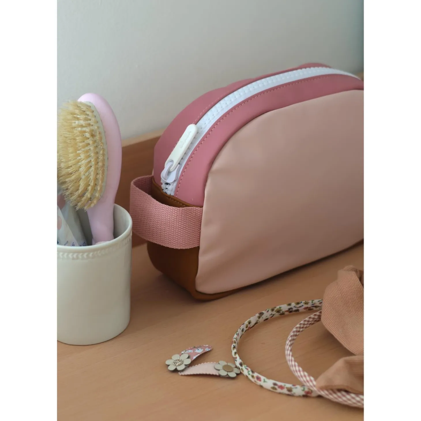 Béaba Trousse de toilette Faro Rose Poudre