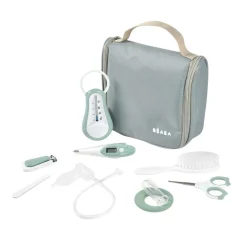 Béaba Trousse de toilette nomade 9 accessoires Vert Sauge