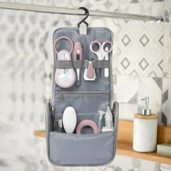 Béaba                    Trousse de toilette nomade 9 accessoires    Old Pink