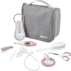 Béaba                    Trousse de toilette nomade 9 accessoires    Old Pink