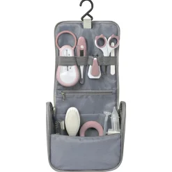 Béaba                    Trousse de toilette nomade 9 accessoires    Old Pink