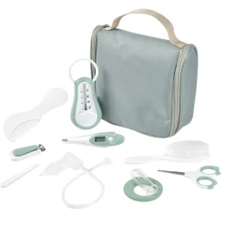 Béaba                    Trousse de Toilette Nomade 10 Accessoires    Sage Green