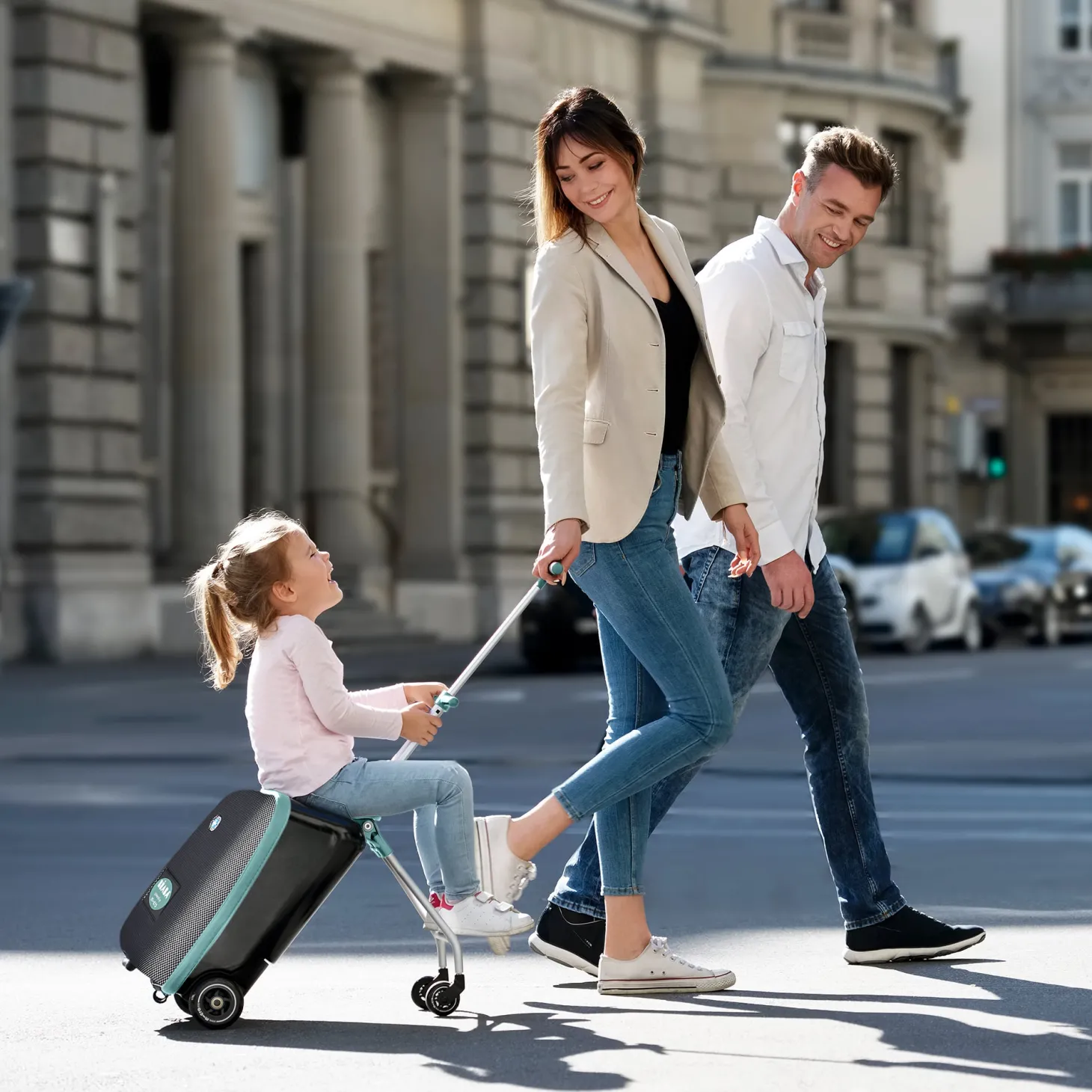 Béaba Valise avec l'assise de voyage Noir 22 l