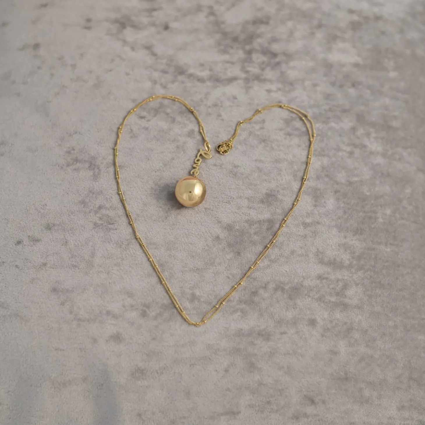 Babireva Bola de grossesse avec chaîne Love Or