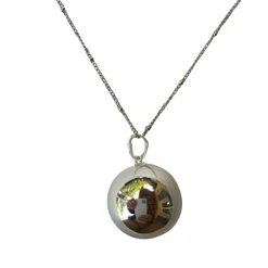 Babireva                    Bola de grossesse avec chaîne    Classique Argent