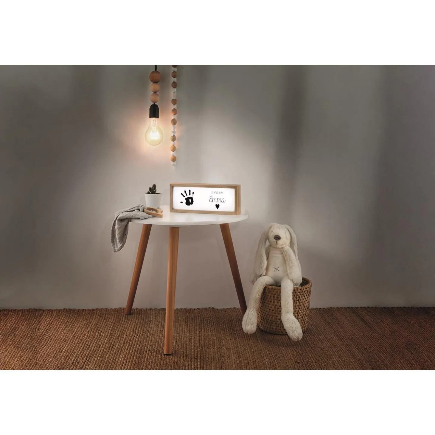 Baby Art Boîte lumineuse à personnaliser