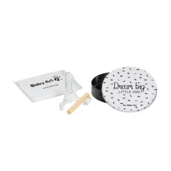 Baby Art Boîte magique empreinte ronde Blanc Et Noir