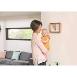 Baby Art Cadre renfoncé empreinte bébé Wooden