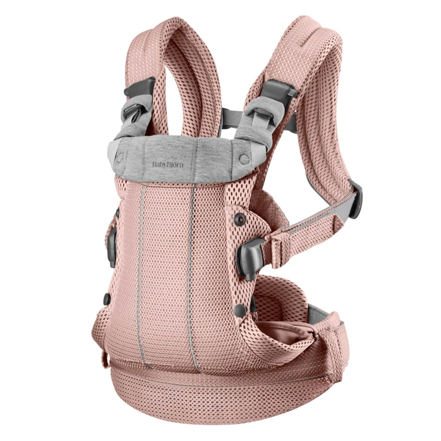 BabyBjörn Porte-bébé Harmony Mesh 3D Rose Poudré