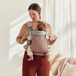 BabyBjörn Porte-bébé Harmony Mesh 3D Rose Poudré