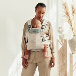 BabyBjörn Porte-bébé Harmony Mesh 3D Crème