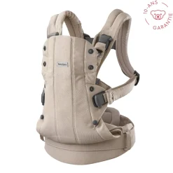 BabyBjörn                    Porte-bébé harmony mélange tissé chiné    Beige Clair