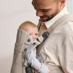 BabyBjörn                    Porte-bébé harmony mélange tissé chiné    Beige Clair
