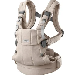 BabyBjörn                    Porte-bébé harmony mélange tissé chiné    Beige Clair