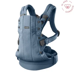 BabyBjörn                    Porte-bébé harmony mélange tissé chiné    Bleu clair