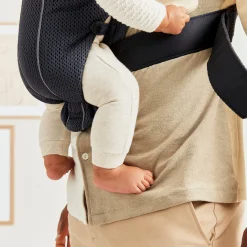 BabyBjörn Porte-bébé Mini Anthracite, Mesh 3D