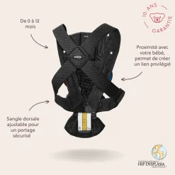 BabyBjörn                    Porte-bébé mini tissé    Noir