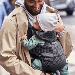 BabyBjörn Porte-bébé Move Anthracite, Mesh 3D