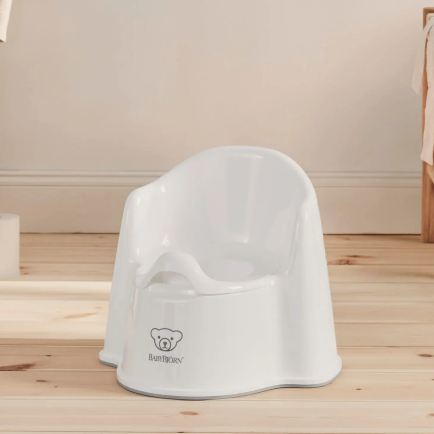 BabyBjörn Pot fauteuil Blanc/Gris