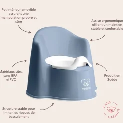 BabyBjörn                    Pot fauteuil    Bleu Profond/Blanc
