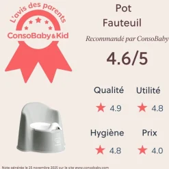 BabyBjörn Pot fauteuil Gris/Blanc