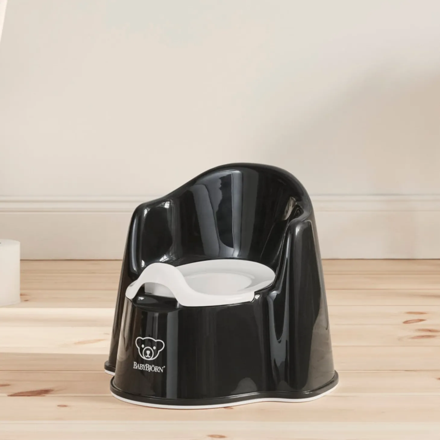 BabyBjörn Pot fauteuil Noir/Blanc