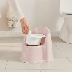 BabyBjörn Pot fauteuil Rose Pastel/Blanc