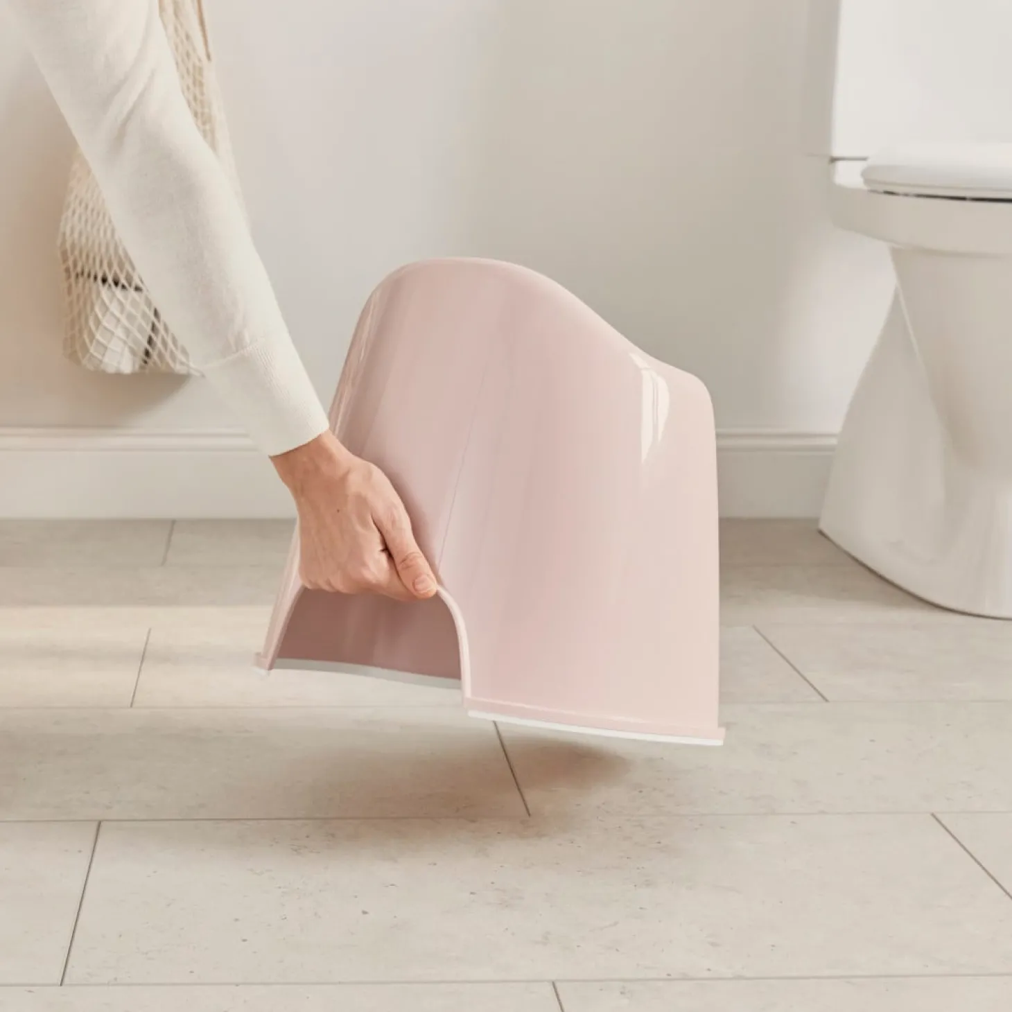 BabyBjörn Pot fauteuil Rose Pastel/Blanc