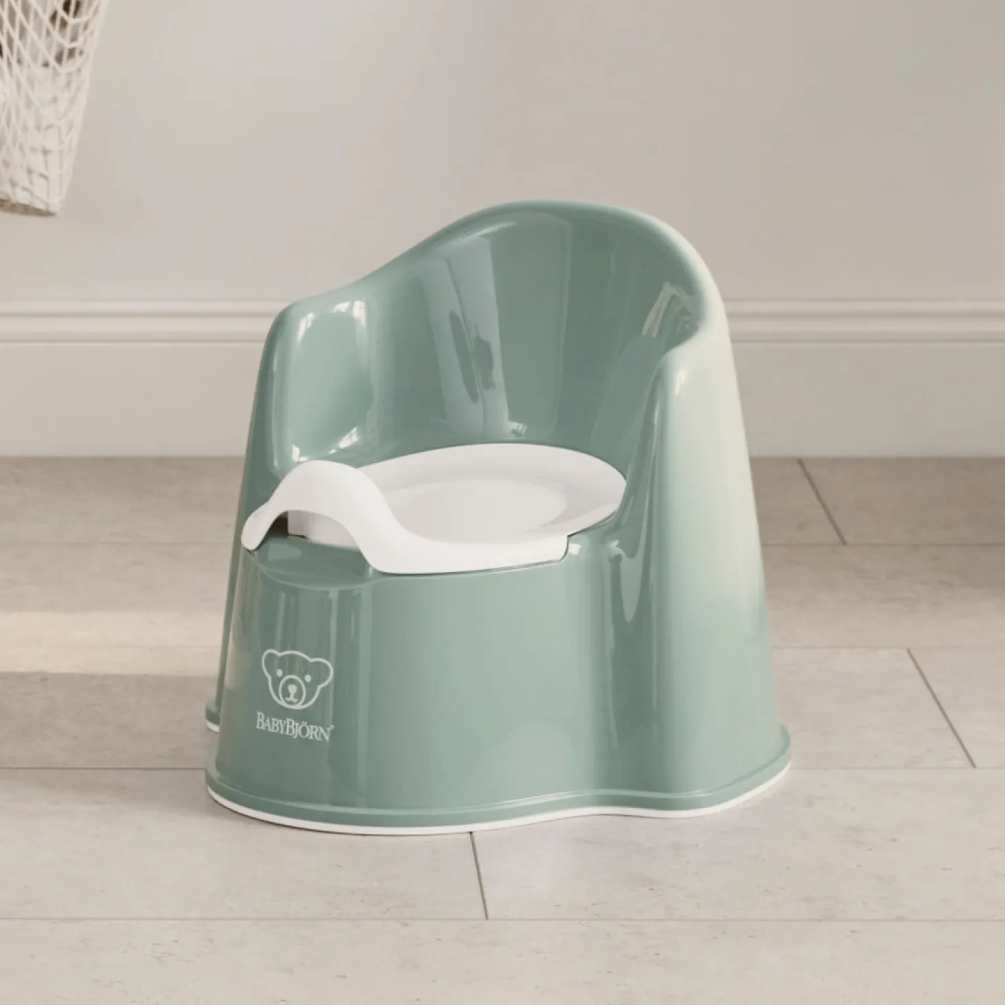 BabyBjörn Pot fauteuil Vert Profond/Blanc