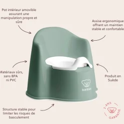 BabyBjörn Pot fauteuil Vert Profond/Blanc