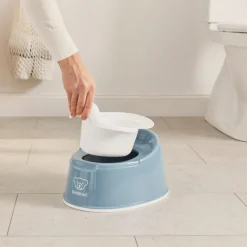 BabyBjörn Pot Smart Bleu Profond/Blanc