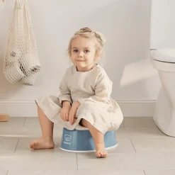 BabyBjörn                    Pot Smart    Bleu Profond/Blanc