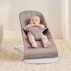 BabyBjörn                    Transat bébé bliss tissé    Gris Sable