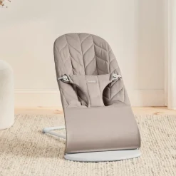BabyBjörn                    Transat bébé bliss tissé    Gris Sable