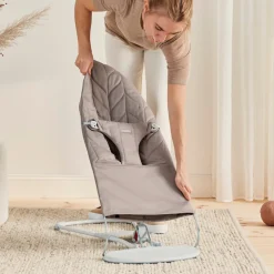 BabyBjörn                    Transat bébé bliss tissé    Gris Sable
