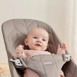 BabyBjörn                    Transat bébé bliss tissé    Gris Sable