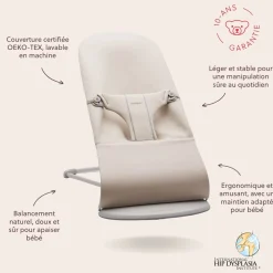 BabyBjörn                    Transat Bliss Jersey 3D    Beige clair